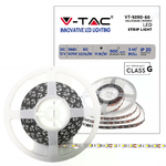 V-TAC Strip LED SMD5050 11W/m 5m 60 LED/m 12V 6500K IP20 10mm