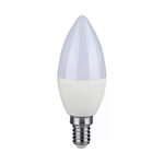 V-TAC PRO Lampadina LED Chip Samsung E14 55W C37 a Candela 3000K Dimmerabile