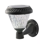 V-TAC Lampada LED Solare da muro 08W a Cono con Telecomando Colore Nero 3in1 IP44