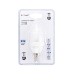 V-TAC Lampadina LED E14 55W a Candela 4000K (Blister 1 Pezzo)