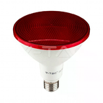 V-TAC Lampadina LED E27 17W PAR38 Colore Rosso