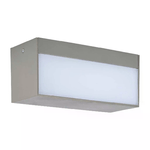 V-TAC Lampada LED da Muro Rettangolare 12W Doppio Fascio Luminoso Colore Grigio 6400K IP65