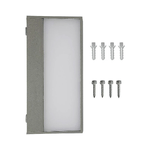 V-TAC Lampada LED da Muro Rettangolare 9W Doppio Fascio Luminoso Colore Grigio 6400K IP65