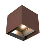 V-TAC Lampada LED da Giardino con Pannello solare e Sensore 9W Colore Corten 150*153*150mm 3000K IP65