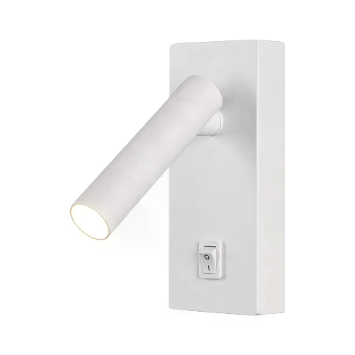 V-TAC 2W LED Wall Mounted Spotlight Square 3000K White Body