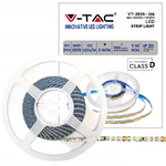 V-TAC Strip LED SMD2835 8W/m 5m 120 LED/m 137LM/W 24V 6500K IP20 10mm