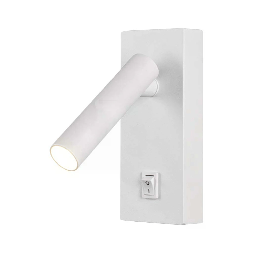V-TAC Applique da Hotel per Lettura LED 2W con Interruttore Colore Bianco 4000K