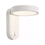 V-TAC 5W LED Wall Light 3000K+4000K White Body IP65