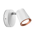 V-TAC Faretto LED da Muro 5W con Testa Orientabile Colore Bianco 4000K IP20