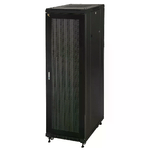 Armadio Rack 19 42U (A)2055 (L)600 (P)800 Colore Nero Porta Traforata