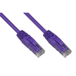 Cavo Rete Categoria 6A Non Schermato Utp Awg24 Colore Viola Halogenfree Mt 025