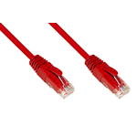 Cavo Rete Categoria 6A Non Schermato Utp Awg24 Colore Rosso Halogenfree Mt 025