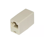 ACCOPPIATORE TELEFONICO 2 CONNETTORI RJ45 - 8P8C FEMMINA/FEMMINA COLORE BIANCO