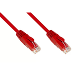 Cavo Rete Categoria 6A Non Schermato Utp Awg24 Colore Rosso Halogenfree Mt 75