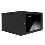 Aiten Data AI6615S Pensile 15U ProfonditÃ Â  600 - Porta a Vetro - Serratura di Sicurezza - senza Accessori - Colore Nero
