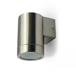 V-TAC Portafaretto LED da Muro Rotondo GU10 (Max 35W) Colore Metallico IP44