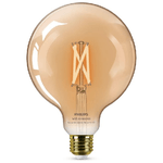 Philips LED Lampadina Smart Filament Ambrata Dimmerabile Luce Bianca da Calda a Fredda Attacco E27 50W Globo