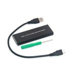 CoreParts MSUB8001 contenitore di unitÃƒÂ  di archiviazione Box esterno SSD Nero M.2 (M.2 PCIe NVME to USB 3.0 - 3.1 Enc