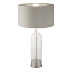 Lampada Scrivania Contemporanea Oxford Acciaio Ottone Velluto Talpa 1 Luce E27