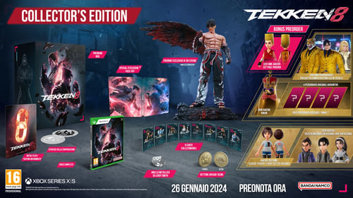 BANDAI-NAMCO-Entertainment-TEKKEN-8---Collector-s-Edition-Collezione-Inglese-Giapponese-Xbox-Series-X-Series-S