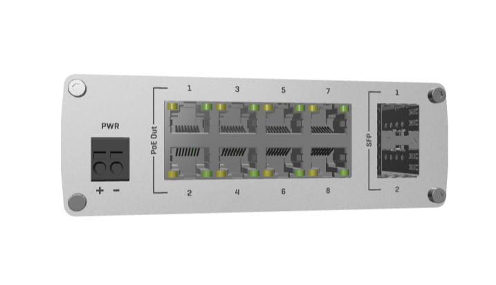 Teltonika-TSW200-switch-di-rete-Non-gestito-Gigabit-Ethernet--10-100-1000--Supporto-Power-over-Ethernet--PoE--Alluminio