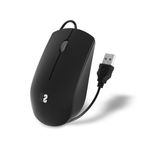 Subblim Mouse aziendale cablato Subblim - Design ultrasottile ed ergonomico - Tecnologia Silent Click