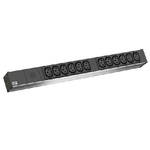 Bachmann 800.2284 unità di distribuzione dell'energia (PDU) 12 presa(e) AC 1U Nero