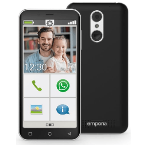 Emporia Smart.4 12,7 cm (5") SIM singola Android 10.0 4G USB tipo-C 3 GB 32 GB 2500 mAh Nero