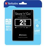 Verbatim Disco rigido portatile Store 'n' Go USB 3.0 da 2 TB Nero