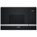 Siemens BF525LMS0 forno a microonde Da incasso Solo microonde 20 L 800 W Nero, Acciaio inossidabile