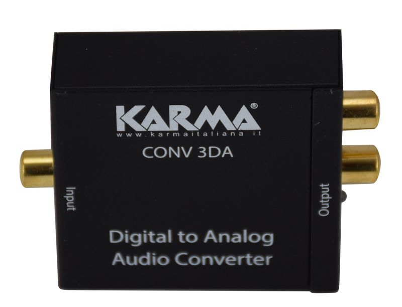 Karma-Italiana-CONV-3DA-convertitore-audio-Nero