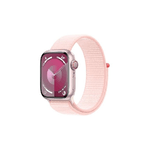 Apple Watch Series 9 GPS + Cellular Cassa 41mm in Alluminio Rosa con Cinturino Sport Loop Rosa Confetto