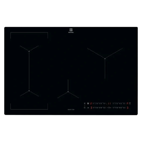 Electrolux EIS82449C Serie 700 SenseBoil Piano cottura a Induzione 4 Zone Infinite Connessione Hob2Hood 80 cm