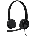 Logitech H151 Auricolare Cablato A Padiglione Ufficio Nero