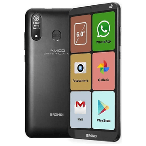 Brondi Amico Smartphone XL 15,2 cm (6") Doppia SIM Android 11 4G USB tipo-C 2 GB 16 GB 2500 mAh Nero