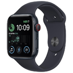 Apple Watch SE GPS + Cellular 44mm Cassa in Alluminio color Mezzanotte con Cinturino Sport Band Mezzanotte - Regular