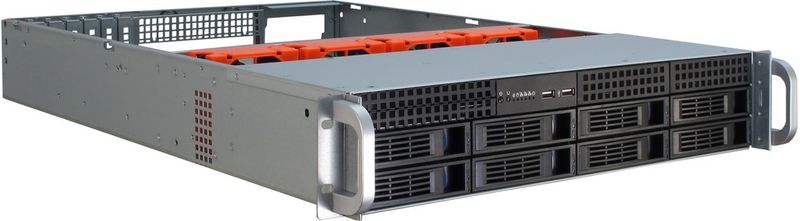 Alloggiamento-19---IPC-2HU-2408-Rack-2U-nero-senza-alimentatore-2xUSB2.0