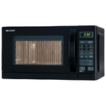 Sharp R-642 BKW Superficie piana Microonde con grill 20 L 800 W Nero