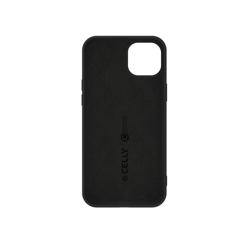 Celly-Cromo-Cover-per-iPhone-15-Nero