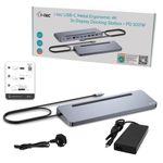 i-tec-USB-C-Metal-Ergonomic-3x-4K-Display-Docking-Station---Power-Delivery-100-W