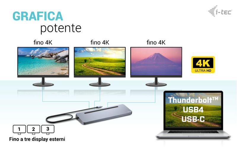 i-tec-USB-C-Metal-Ergonomic-3x-4K-Display-Docking-Station---Power-Delivery-100-W