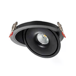 V-TAC Faretto LED COB da Incasso Rotondo 12W 120*43mm Colore Nero 3in1