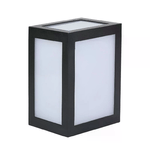 V-TAC Lampada LED da Muro a Lanterna 12W Colore Nero 3000K IP65