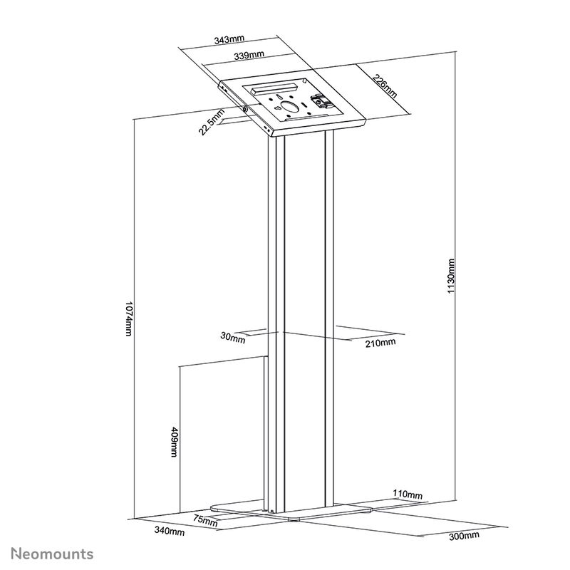 Neomounts-Supporto-da-pavimento-per-tablet