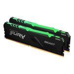 Kingston Fury Kingston Technology FURY Beast RGB memoria 32 GB 2 x 16 GB DDR4 2666 MHz