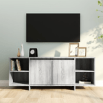 vidaXL Mobile Porta TV Grigio Sonoma 130x35x50 cm in Truciolato