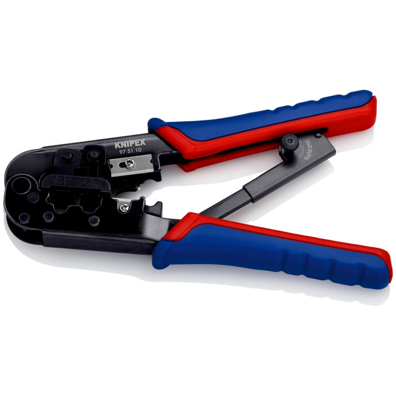 Knipex-97-51-10-Crimpatrice-Nero-Blu-Rosso