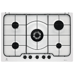 Electrolux PB750UV Piano Cottura a gas Soft 75 cm 5 Fuochi Bruciatori Fiamma Pura 1 bruciatore Wok Bianco