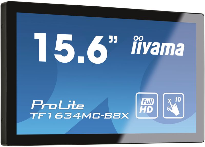 iiyama-ProLite-TF1634MC-B8X-Monitor-PC-396-cm--15.6---1920-x-1080-Pixel-Full-HD-LED-Touch-screen-Multi-utente-Nero