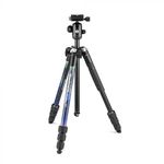 Manfrotto Element MII Aluminium treppiede Fotocamere digitali/film 3 gamba/gambe Nero, Blu